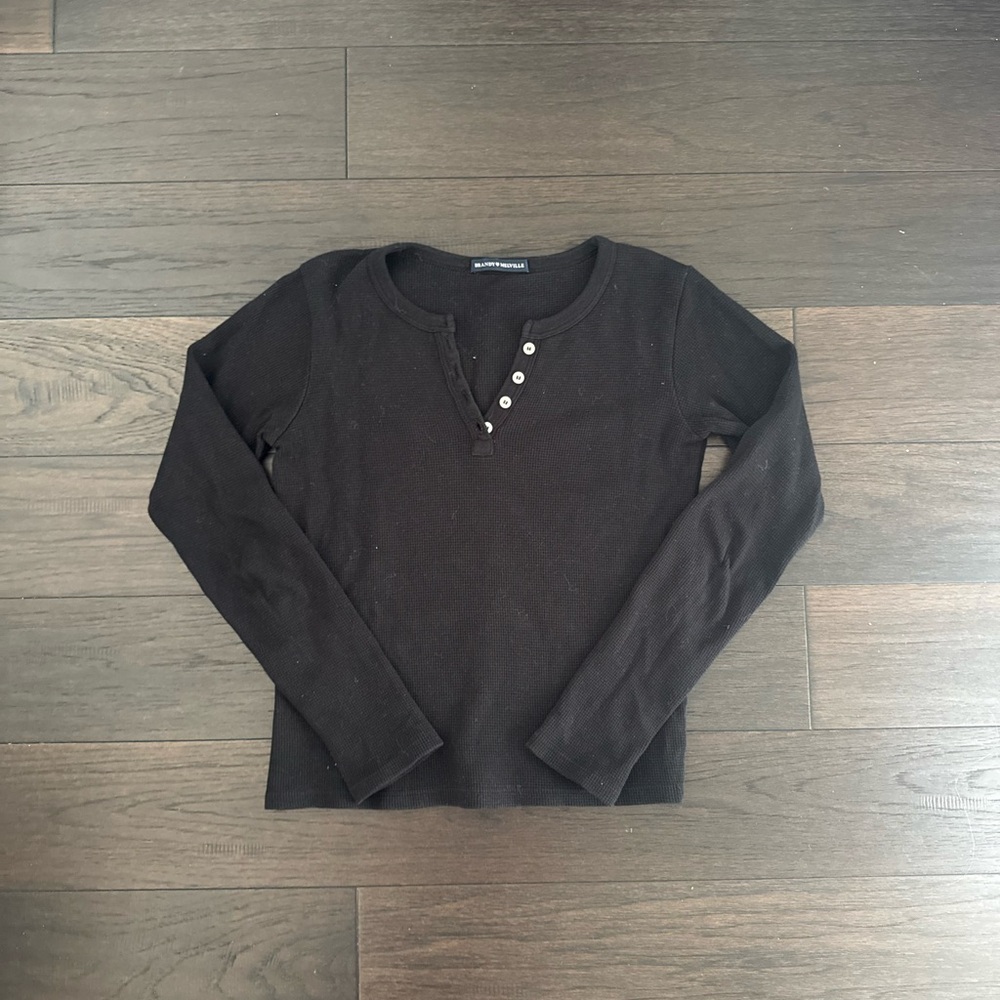 Brandy Melville Black Long Sleeve Tee